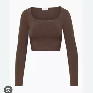 Aritzia Babaton sculpt knit prominence long sleeve
